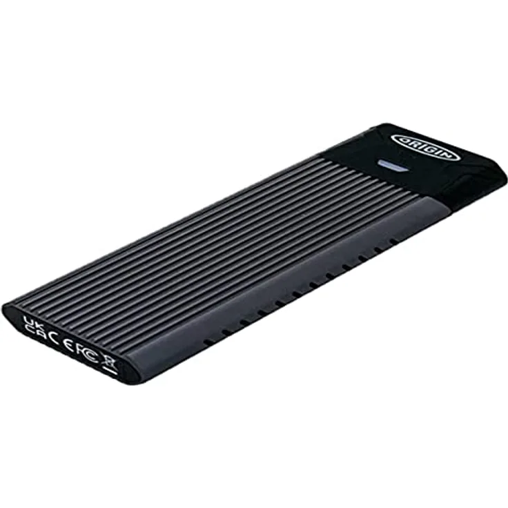 Origin Storage 512 GB External NVME USB C SSD mit C-C C-A Kabel
