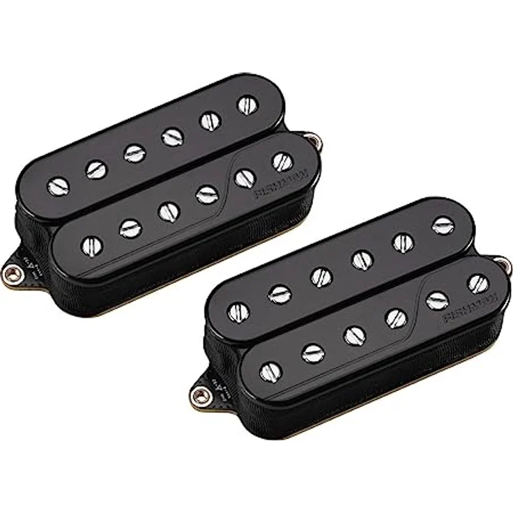 Fishman Fluence Tim Henson Set 6 B, aktives Humbucker Tonabnehmer Set für E-Gitarre, Schwarz mit 2 Volume Potis und 2 Push/Pull Ton Potis – Bild 3