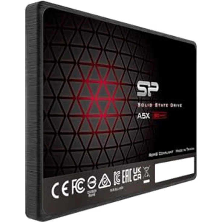 Silicon Power SP256GBSS3A55S25AY, 256GB SSD 3D NAND SLC Cache, SATA III 2.5" 7mm Interne Festplatte – Bild 2