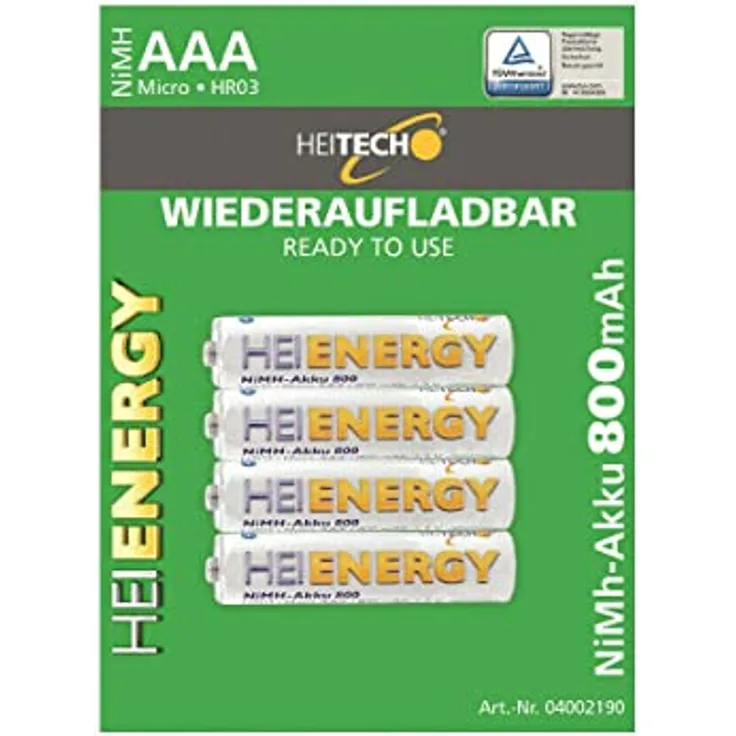 Heitech Ready TO USE NI-MH 800 Micro