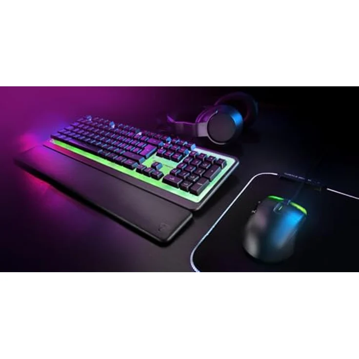 Turtle Beach Magma - Membrane RGB Gaming Keyboard mit Advanced Anti-Ghosting und Easy-Shift Technologie, RGB-Beleuchtung, abnehmbare Handballenauflage – Bild 4