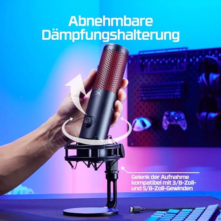 HyperX QuadCast 2 (Podcasting), Mikrofon – Bild 5