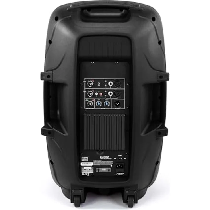 Gemini AS-2115P, 2-Wege PA-Lautsprecher mit 2000W Verstärker, 40 - 20000 Hz, kabelgebunden, Schwarz – Bild 7
