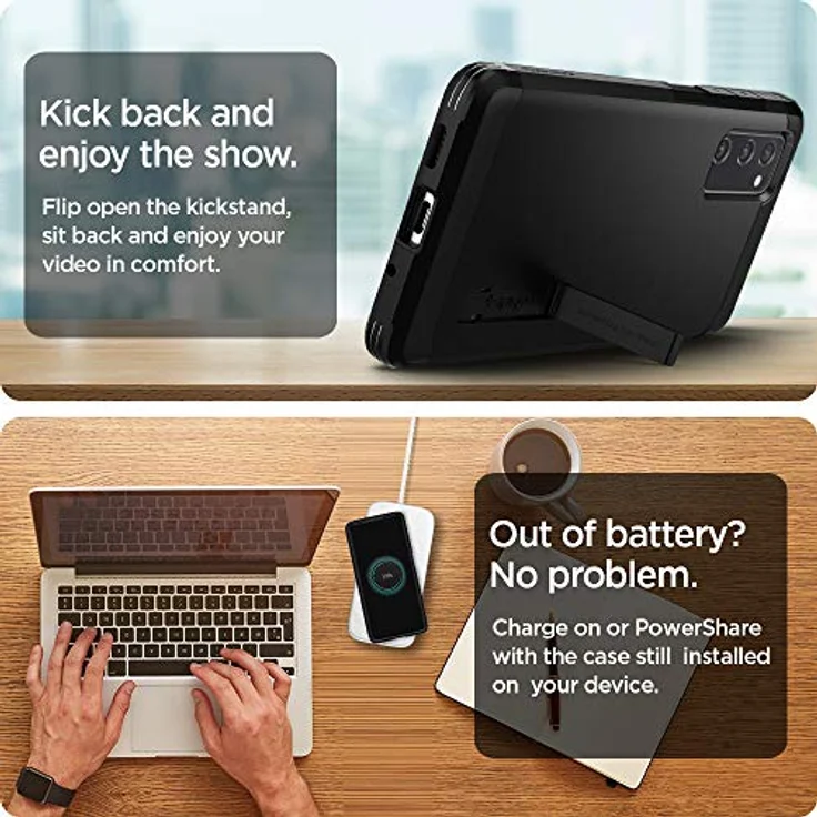 Spigen ACS02279 Handy-Schutzhülle 16,5 cm (6.5'') Cover Schwarz (ACS02279) – Bild 6