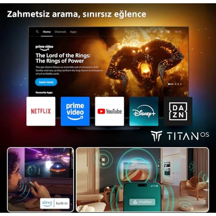 Philips 8500 series 85PUS8500/12, 85 Zoll 4K Smart Fernseher mit Ambilight und Dolby Atmos – Bild 8