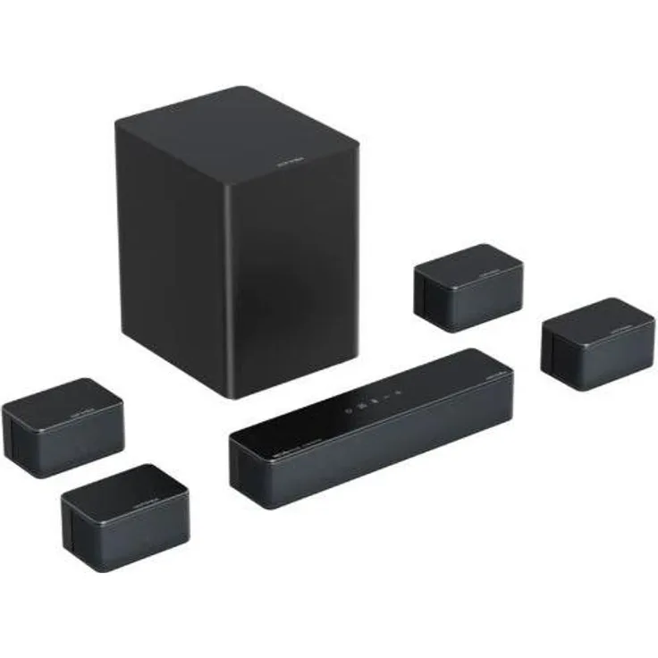 Ultimea Poseidon D80, 7.1 Kanäle Soundbar mit Dolby Atmos, 500 W, 4K HDR, 33% Bassverstärkung