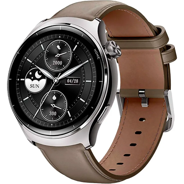 Mibro Lite 3 Pro Smartwatch Braun - AMOLED-Display, Unterstützung für 150 Sportmodi, GNSS-Technologie