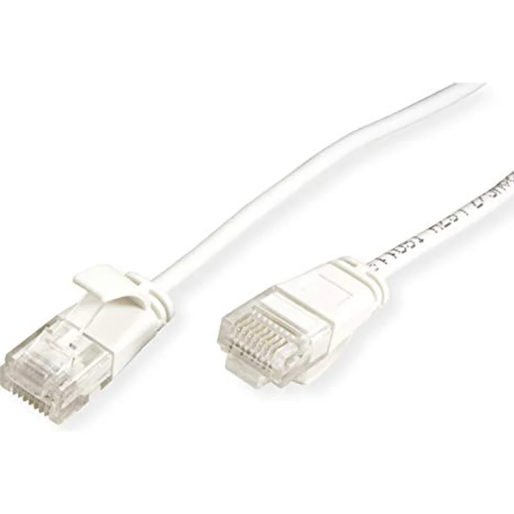 Roline 21.15.0982 RJ45 Netzwerkkabel, Patchkabel CAT 6a U/UTP 2.00m Weiß 1St. – Bild 2