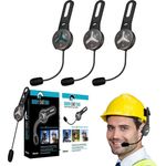 BuddyChat Buddy Chat Trio Bluetooth-Kopfhörer (bis zu 1000m Reichweite, Gegensprechanlage für bis zu 3 Teilnehmer)
