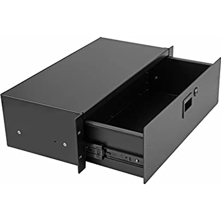 OMNITRONIC Rackschublade SN-3 Rackschublade mit Schloss 3HE | Abschließbare Schublade für 19" Racks – Bild 3