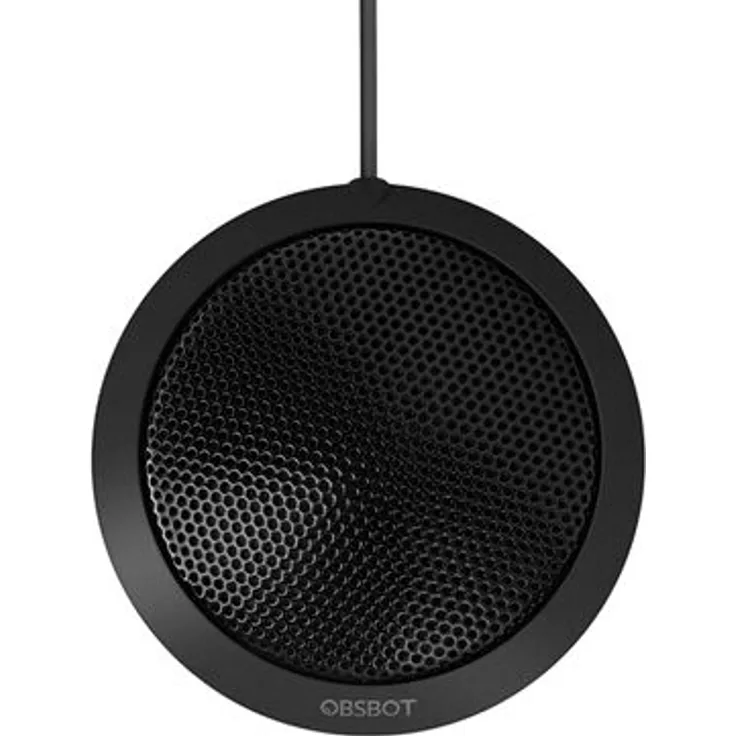 Obsbot HQ Mic, Mikrofon mit 360-Grad Soundempfang und Anti-Rutsch-Gummiboden