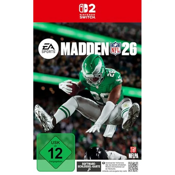 Electronic Arts EA Sports Madden NFL 26 Standard Edition, Nintendo Switch 2 Spiel mit QB-DNA und explosivem NFL-Gameplay
