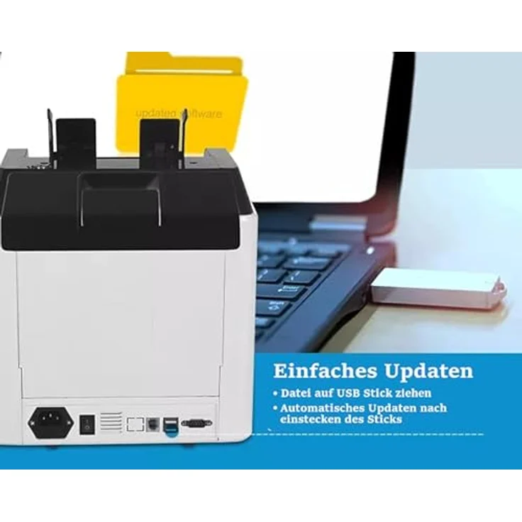 BEITZ BS-910A Geldzählautomat mit 2CIS-Technologie, kompakt, flacher Wertzähler, EZB-getestet, für Banknoten aller Währungen – Bild 9
