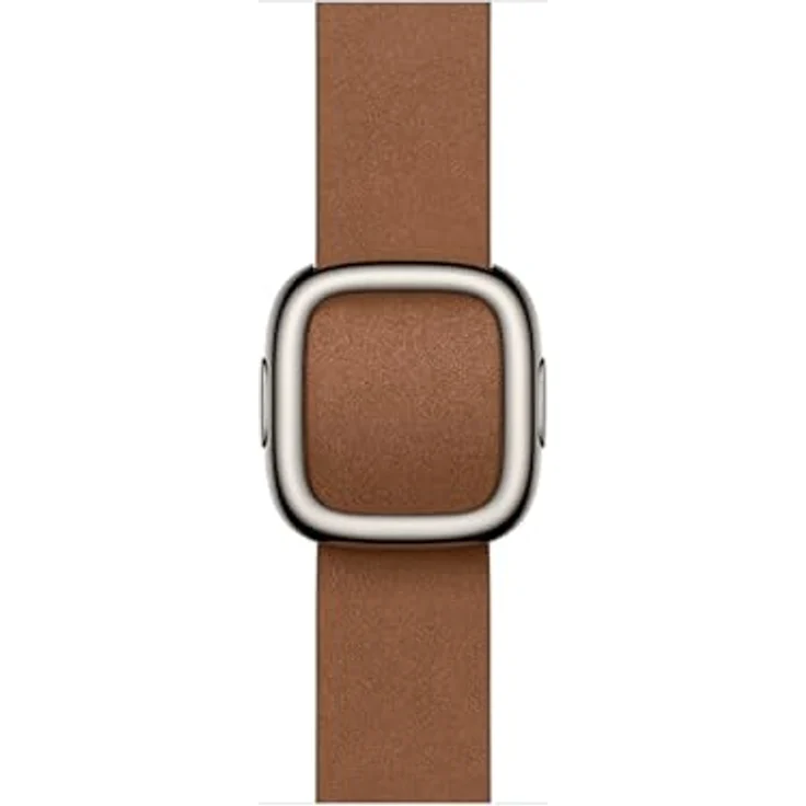 Apple Apple Watch Band - Modernes Lederarmband 42 mm - Karamell - Large, Mit innovative Magnetverschluss und Vectran Innenschicht aus 68% Recyclingmaterial – Bild 1