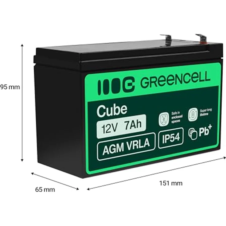 Batterie Blei-Säure Green Cell 12V AGM akku – Bild 3