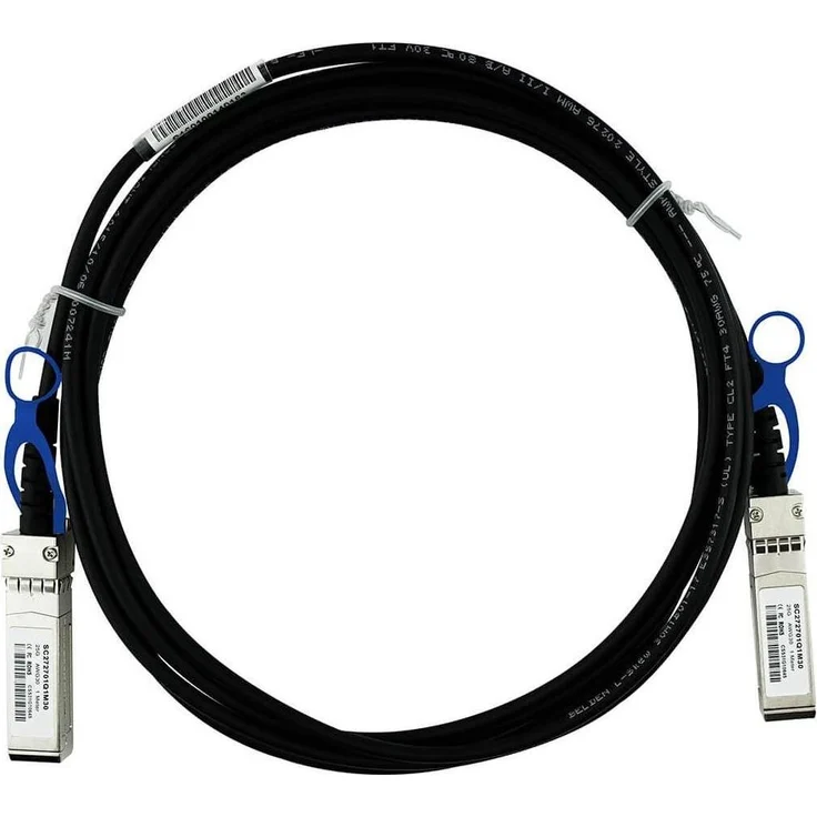 CBO Juniper JNP-25G-DAC-1M kompatibler BlueLAN DAC SFP28, Transceiver mit 25 Gbit/s, 1 Meter Länge, Schwarz