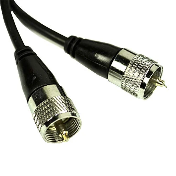 Albrecht Coax Verbindungskabel RG58, 1,5 m, schwarz, beidseitig mit 2xPL 259 Stecker – Bild 2