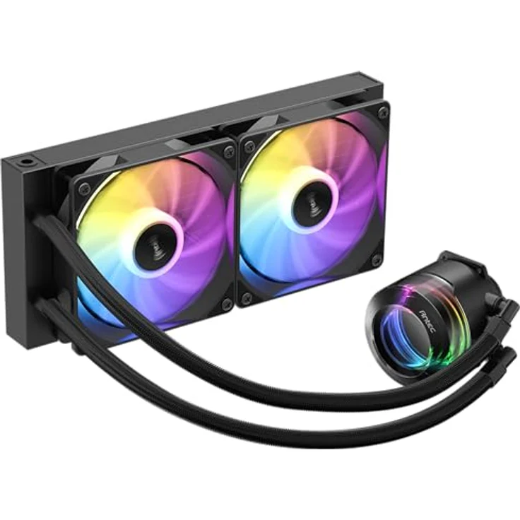 Antec Vortex Lum 240 ARGB Wasserkühlung mit Spezialdesign und ARGB-Lichteffekten – Bild 3