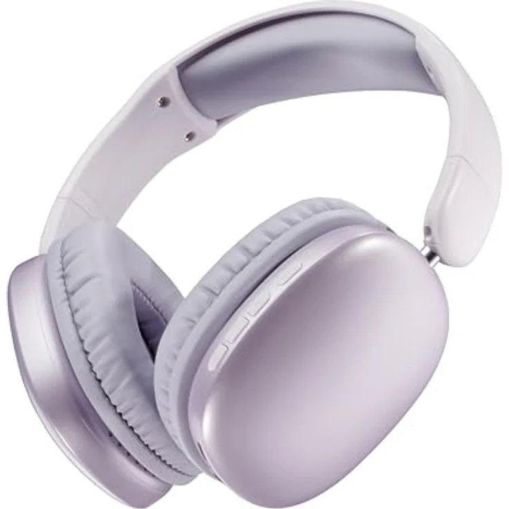 Music Sound MAXI3 Kabellose Over-Ear-Kopfhörer mit Aktiver Geräuschunterdrückung, 35h Akkulaufzeit, USB-C-Aufladung, lila – Bild 1