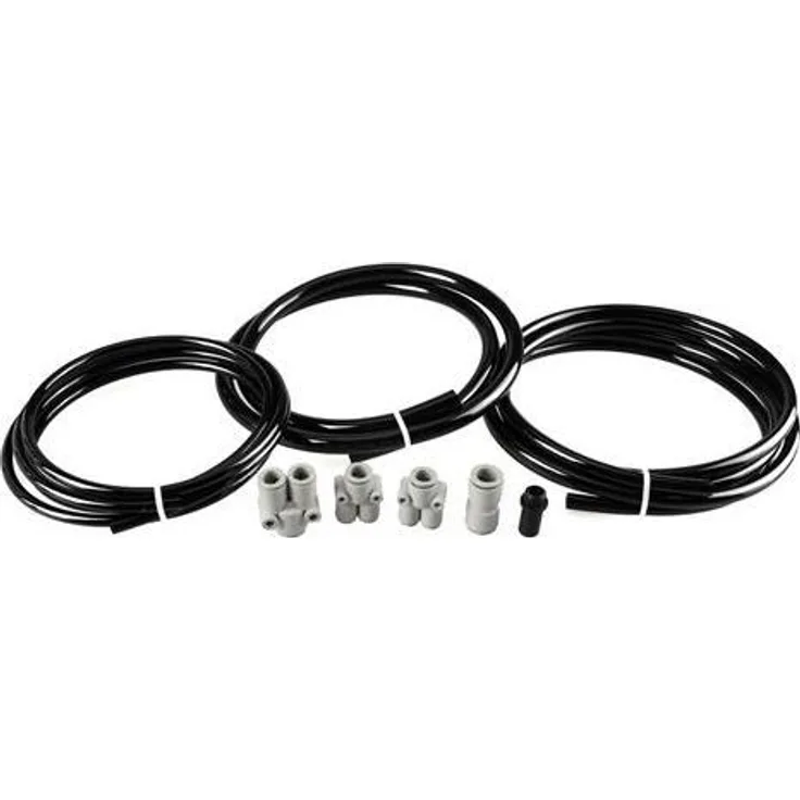 SmokeGenie SMC Erweiterungsset, Zubehör für Nebelmaschine mit flexiblen Schläuchen und Adaptern, 1-2m Rohre in 6-10mm Durchmesser