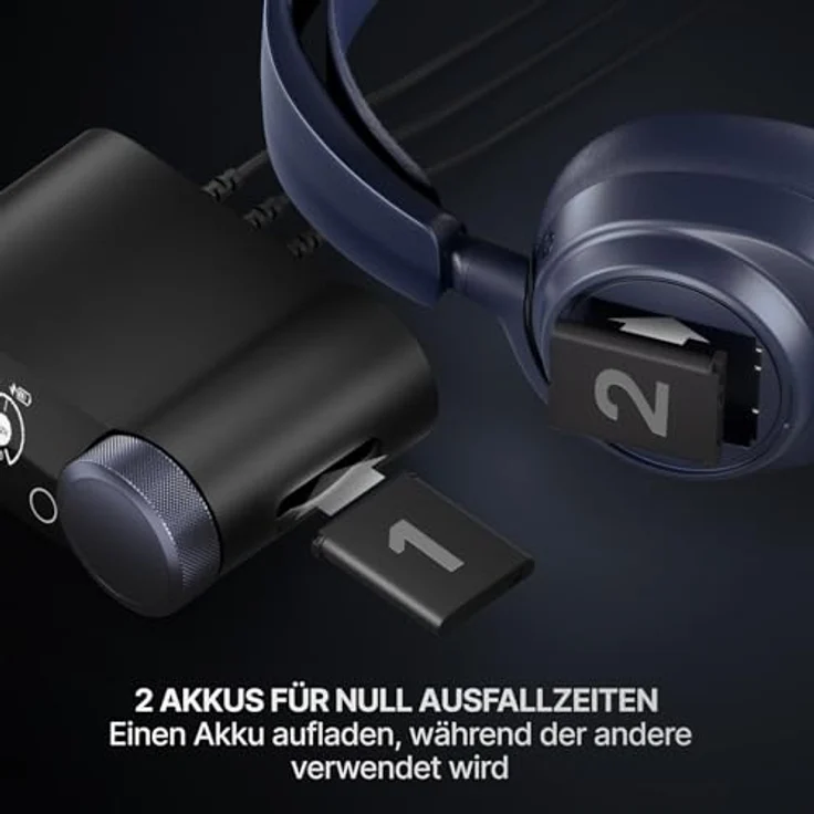 STEELSERIES Arctis Nova Pro Omni, Over-ear Gaming-Headset Bluetooth Blau – Bild 6