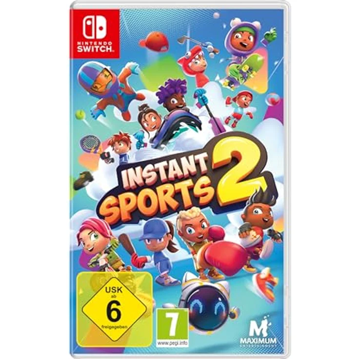 Maximum Entertainment Instant Sports 2, Nintendo Switch Spiel mit 10 Sportarten, bis zu 4 Spieler, umfangreiche Charakteranpassung, lebendiger Sportpark – Bild 1
