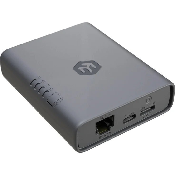 MikroTik KNOT Embedded LTE4, Industrielles LTE-Gateway mit RouterOS L3, Grau, GNSS- und Bluetooth-Unterstützung