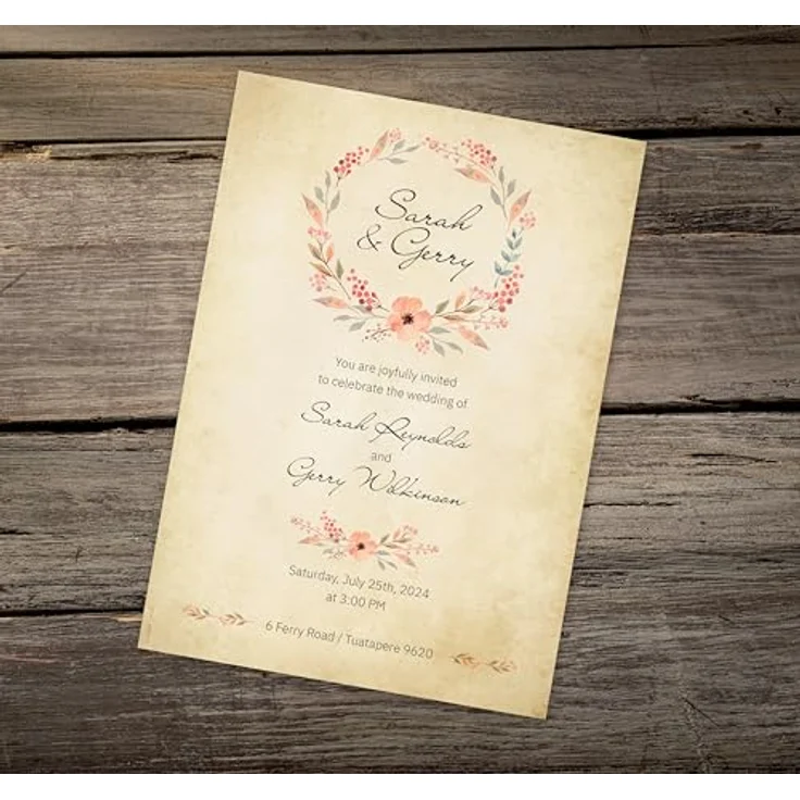 Sigel DP983 Motiv-Papier Vintage, DIN A4, 50 Blatt + 25 Blatt gratis, 90 g, beidseitig bedruckt – Bild 4