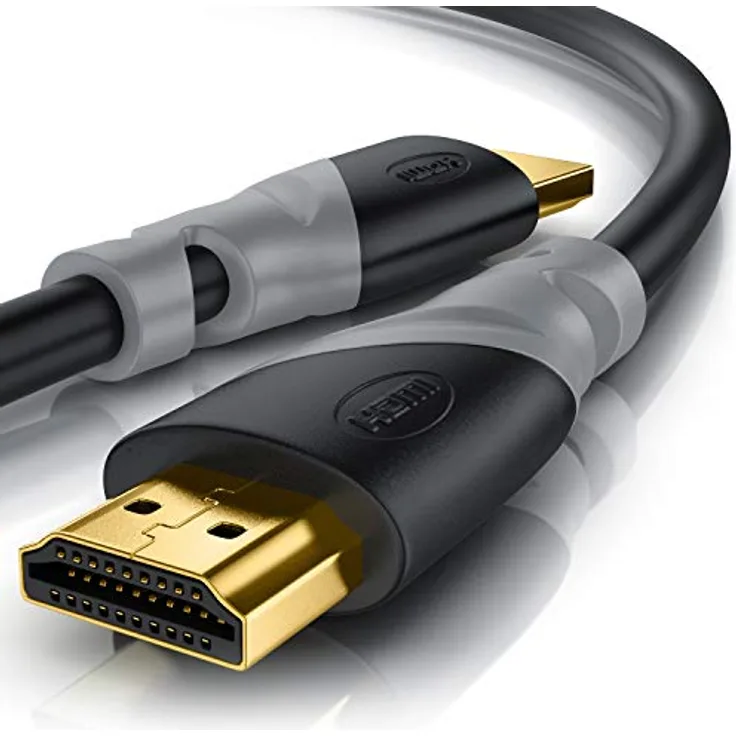 CSL - 8k HDMI Kabel 2.1 5m Meter - 8K @ 60Hz 4K @ 120Hz mit DSC - 48 Gbit/s - HDMI 2.1 2.0a 2.0b - 3D - Highspeed Ethernet - HDTV - UHD II - Dynamic HDR-10+ - eARC - Variable Refresh Rate VRR