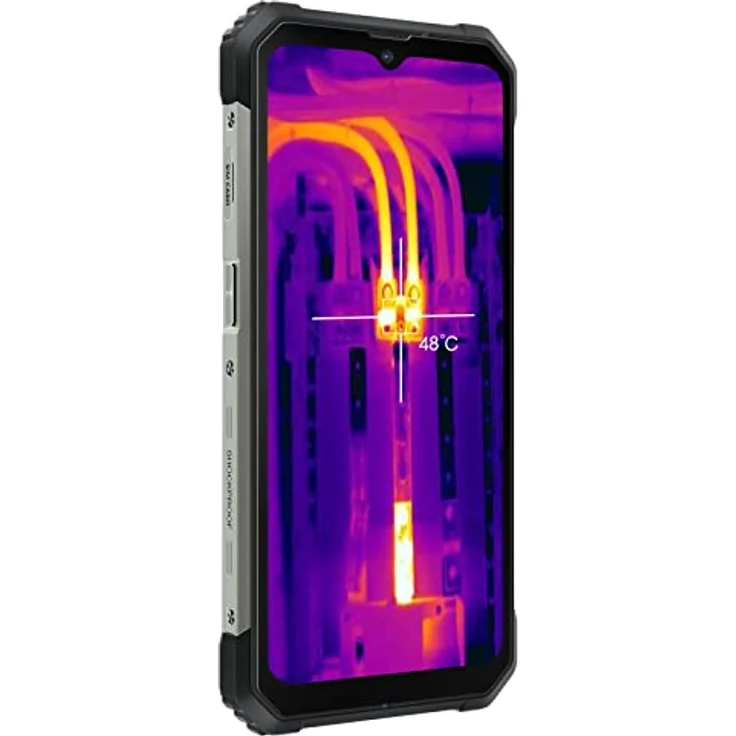 Blackview BL8800 Pro - 5G Smartphone - Wärmebild- & Nachtsichtkamera - Wasserdichtes & Stoßfestes Outdoor-Handy - 8GB + 128GB - 50MP Vierfach-Rückkamera - Leistungsstarke Batterie 8380mAh - Schwarz – Bild 3