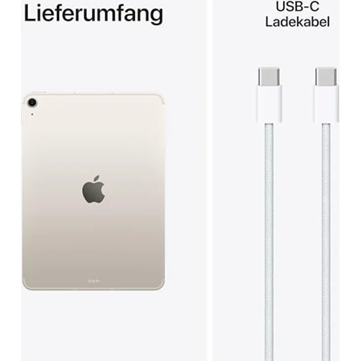 Apple iPad Air 11 (M4, 2026) WiFi + Cellular, 1TB, Polarstern, 27.9 cm (11 Zoll), Liquid Retina Display, 5G fähig – Bild 6
