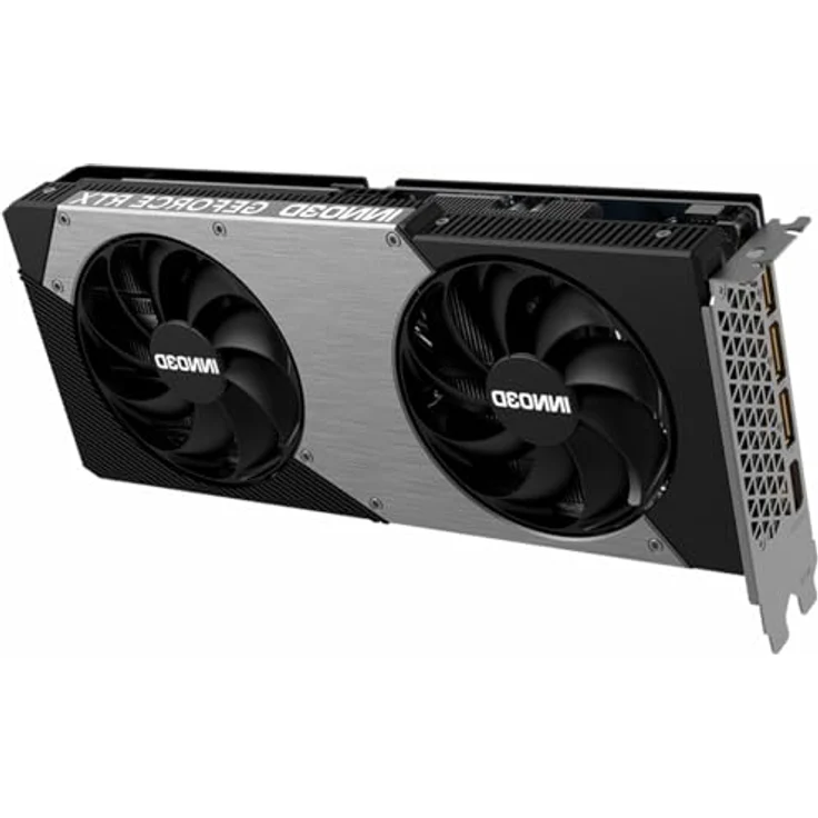 Inno3D GeForce RTX 5060 Ti Twin X2 OC, 16GB GDDR7 Grafikkarte mit 2235 MHz, hohe Auflösung 7680 x 4320 Pixel, aktive Kühlung mit zwei Lüftern – Bild 3
