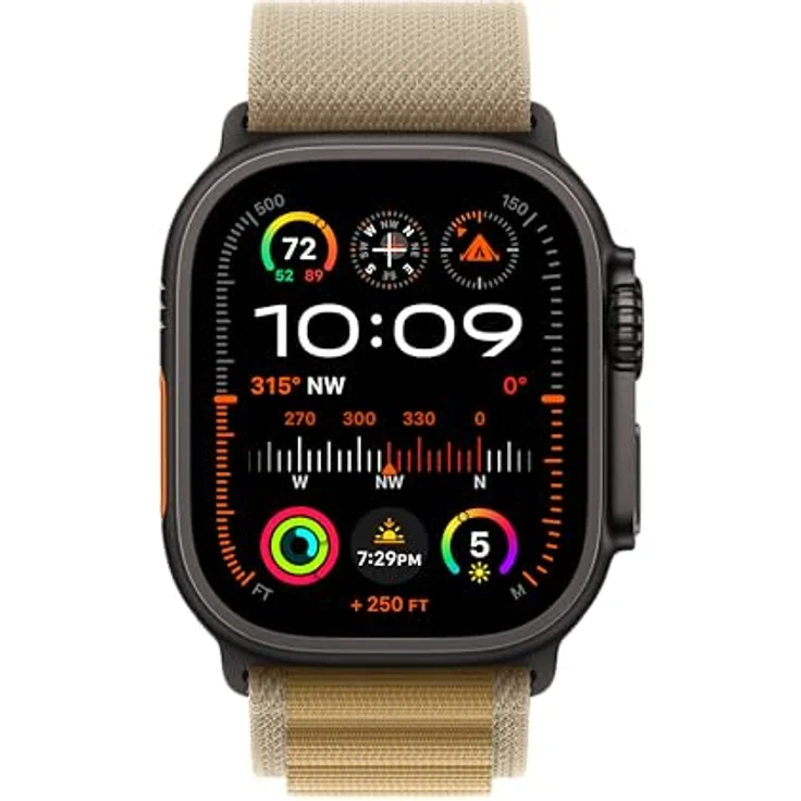 Apple Smartwatch-Armband Alpine Loop, CO₂ neutral, recycelte Materialien, Titan G-Haken, Farbe: nicht spezifiziert – Bild 4