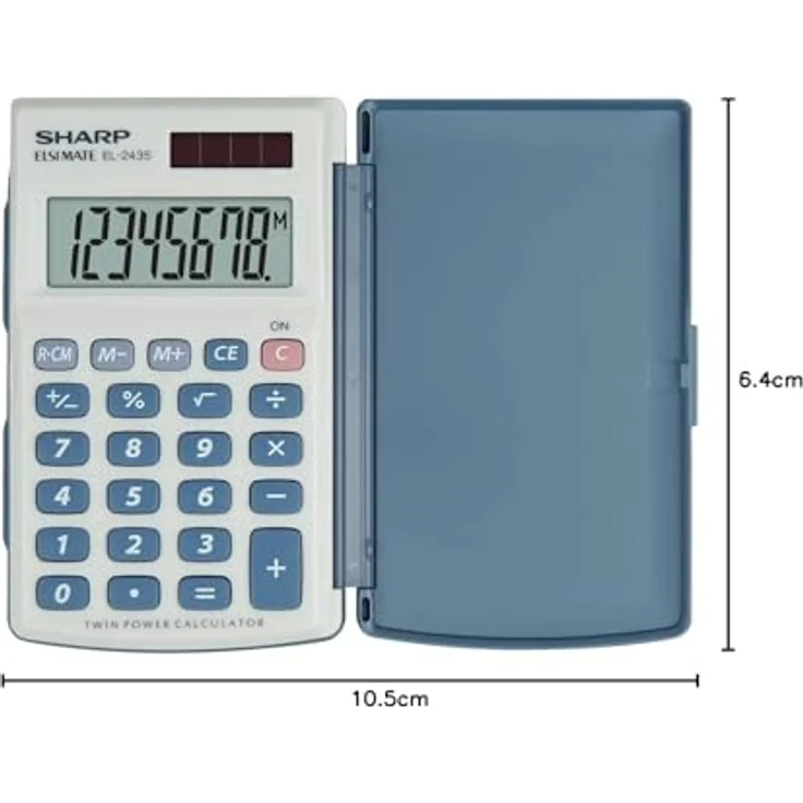 Sharp EL-243S Taschenrechner 8-stellig – Bild 4