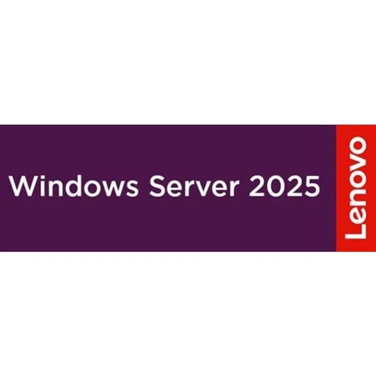 Lenovo Microsoft Windows Server 2025, Lizenz für 5 Geräte-CALs, kompatibel mit ThinkSystem SR250 V3, SR630 V3, SR650 V3, ST250 V3, ST50 V3