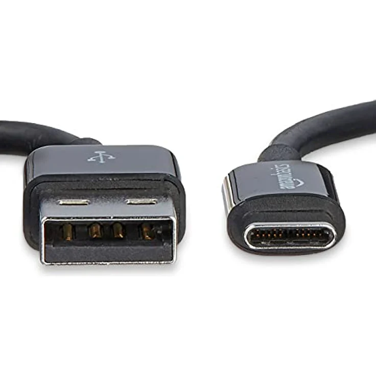 AmazonBasics USB Typ C auf USB A 2.0 Kabel, 1,8 Meter, Schwarz, 5er Pack – Bild 2