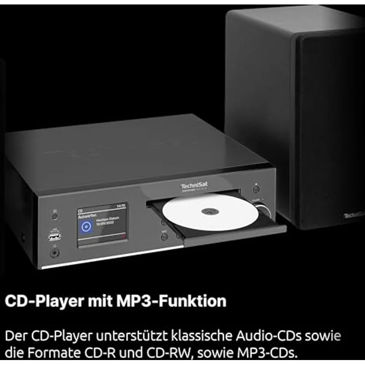 TechniSat DIGITRADIO 760 CD IR Kompaktanlage - 140 Watt Stereo, Bluetooth, Spotify, Wecker, Sleeptimer (Schwarz) – Bild 5