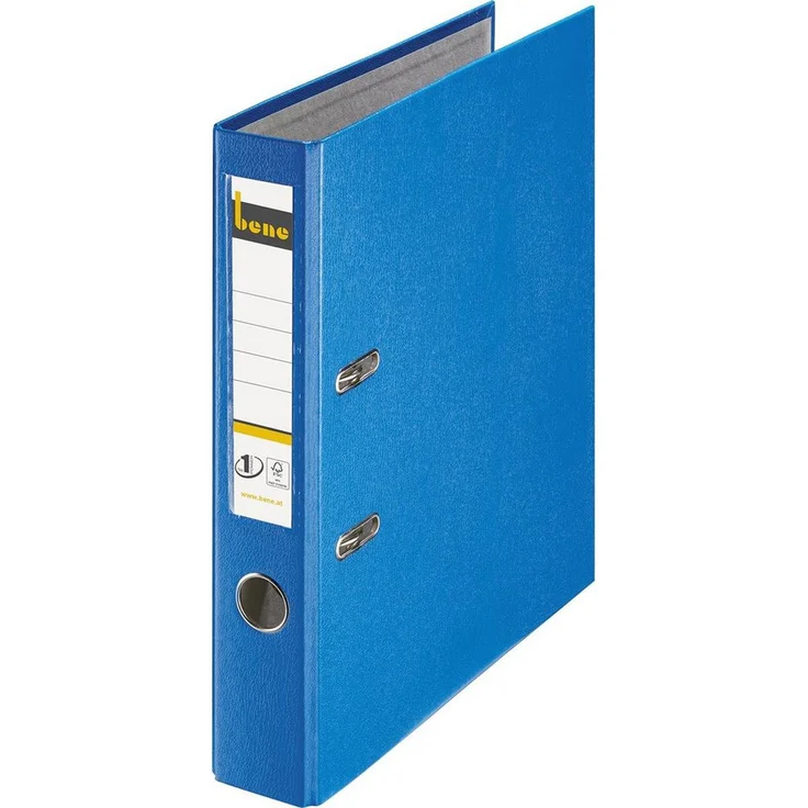 bene Aktenordner bene No.1 Power Ordner blau Kunststoff 5,2 cm DIN A4, schmutz- und feuchtigkeitsabweisend – Bild 1