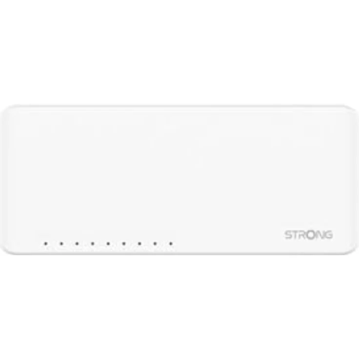 STRONG SW5000P | 5-Port Switch Gigabit Ethernet | Tisch- und Wandmontage | Ideal für schnelle LAN-Verbindungen | Netzwerkerweiterung | weiß – Bild 3