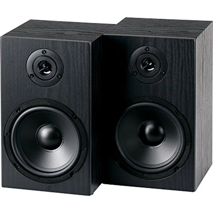 McGrey BSS-265 BK 6,5" HiFi Regallautsprecher 1 Paar - 40Watt RMS - 2-Wege-System - Schwarz