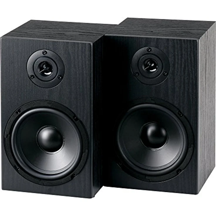 McGrey BSS-265 BK 6,5" HiFi Regallautsprecher 1 Paar - 40Watt RMS - 2-Wege-System - Schwarz – Bild 1