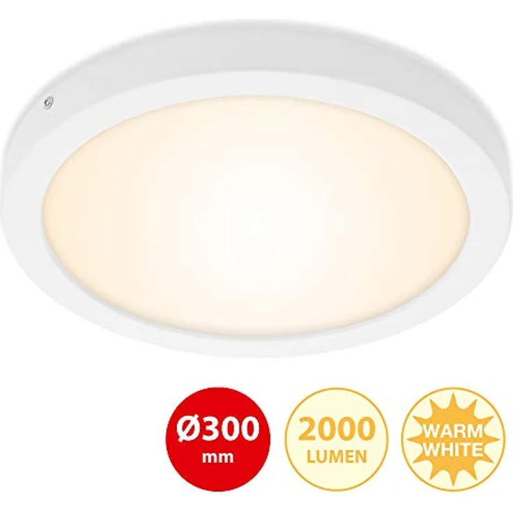 BRILONER Briloner Leuchten LED Aufbauleuchte, 2200 Lumen, 21,4 Watt, 3.000 Kelvin, Schwarz, 8x8cm - Smarte Deckenbeleuchtung – Bild 2