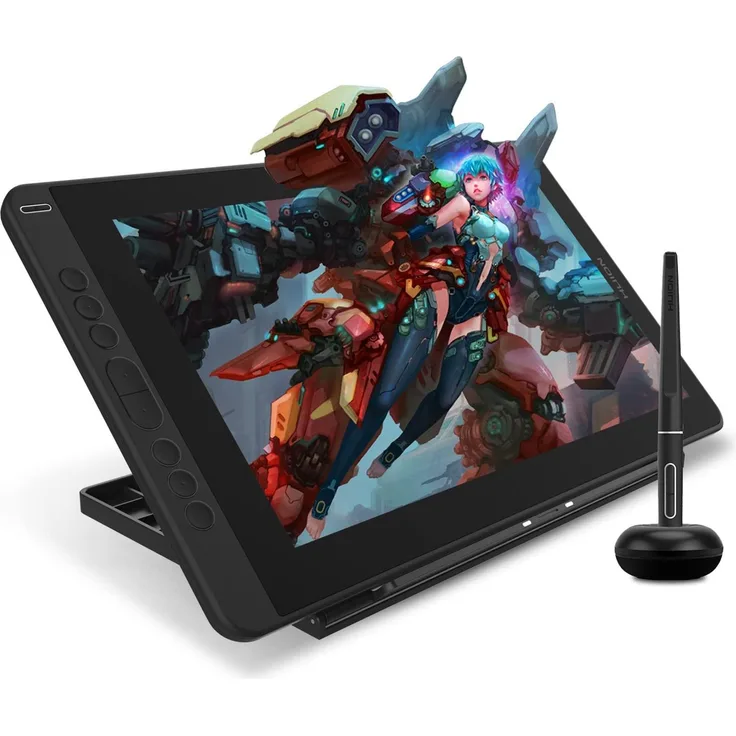 HUION Kamvas 13 Grafiktablett mit FHD-Display, 1920 x 1080 Auflösung, unterstützt Android-Geräte, voll laminiert, 120% sRGB-Farbumfang
