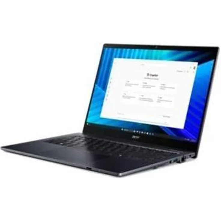 Acer TravelMate P4 Spin, 14" Notebook mit Intel Core Ultra 7 255U, 16 GB RAM, 512 GB SSD, IPS-Display, Blau