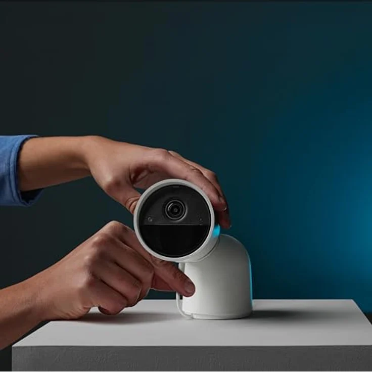 Philips Hue Secure Standfuß für kabelgebundene Überwachungskamera, weiß – Bild 5