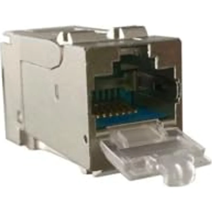EKU e-stone Modul 1xRJ45 Keystone, Cat.6 augmented 10 GbE geschirmt, t66851000 – Bild 2