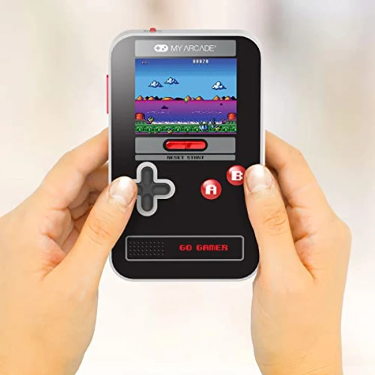 My Arcade GO GAMER CLASSIC, Handheld-Arcade-Konsole mit 300 Spielen, Schwarz/Grün/Rot – Bild 3