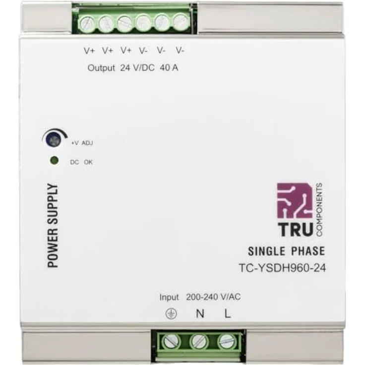 TRU Components TC-13850168 DIN-Schienen-Netzteil 24 V/DC, 40 A, 960 W, 1x Ausgang – Bild 2