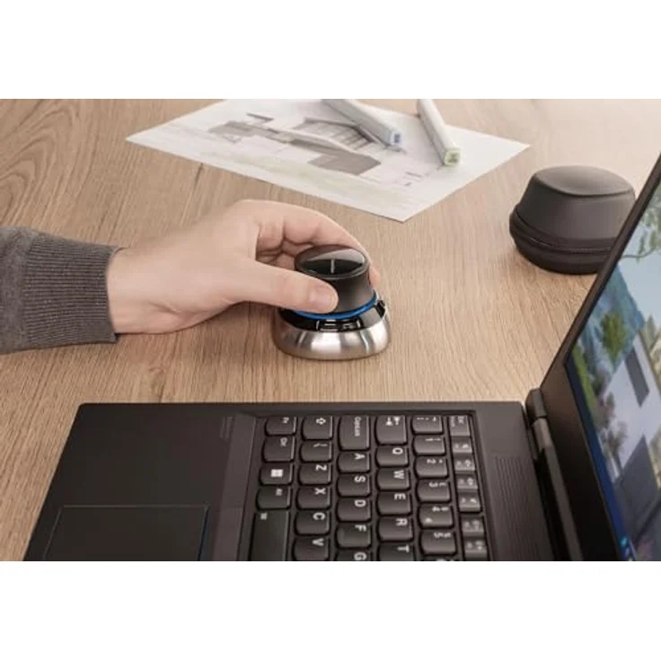 3Dconnexion SpaceMouse Wireless (Bluetooth Edition, 3D-Maus, kabellos) Mattschwarz – Bild 5