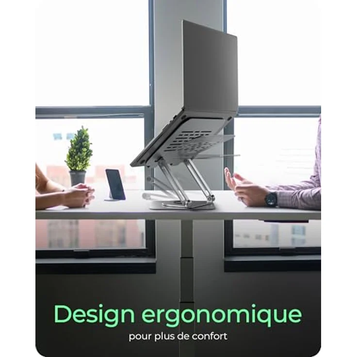ICY BOX Notebook-Ständer, höhenverstellbar für ergonomische Bildschirmposition – Bild 5